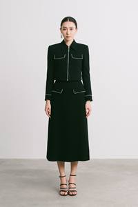 กระโปรงมิดิ vivian 40% 60% เอสเตทผ้าโพลีเอสเตอร์แบบยั่งยืน - Product Image 3