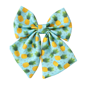 Pink Sailor <b>Bow</b> for <b>Dogs</b> Adjustable Pet Collar Accessory Soft Fabric <b>Bow</b> with Easy Attachment - Product Image 3