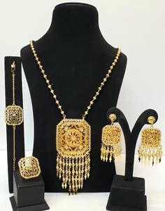 Conjunto de Joyería de Moda de Alta Gama con Baño de Oro de 24K de Dubái, 6 g de Chapado Pesado, Hermoso Colgante para Mujer, Colección Exclusiva, Mejor Valor - Product Image 1