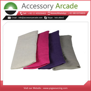 Masque pour les yeux en satin de coton personnalisé, masque pour les yeux en lin biologique, aromathérapie, soie multicolore, masque pour les yeux chauffant pour le sommeil et le yoga - Product Image 2