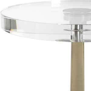 Mesa de metal con superficie de cristal de gama alta - Product Image 5