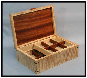 Boîte à bijoux décorative en bois faite à la main Saniya Handicraft, boîte en bois de manguier Arbre de Vie pour souvenirs, usage polyvalent, vente en gros - Product Image 4