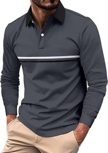 Polo personalizado de alta calidad para hombre, tela transpirable con logotipo bordado o impreso, ropa informal con patrón sólido - Product Image 3