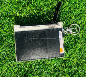กระเป๋าใส่เหรียญหนังวัวขนสัตว์แท้มาใหม่และเคสใส่บัตรที่ใส่บัตรเครดิตน่ารักและเคสใส่เหรียญพร้อมพวงกุญแจ - Product Image 6