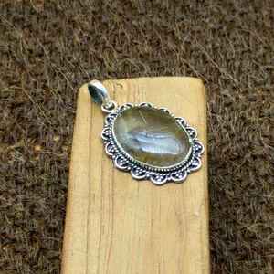 สร้อยคอจี้925เงินสเตอร์ลิงดีไซน์แบบตะวันตกสีดำประดับหินควอตซ์อัญมณีมินิมอลเครื่องประดับชนิดเดียว - Product Image 4