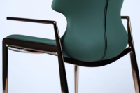 Chaise de salle à manger en cuir de luxe moderne, mobilier de maison, restaurant haut de gamme, intérieur-extérieur, cuisine, portable, commercial