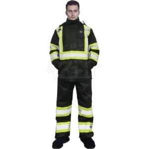 Chaqueta con Capucha Reflectante de Alta Visibilidad con LED Aislante para Invierno para Hombre, Ropa de Trabajo Impermeable, ANSI Clase 1, Logotipo Personalizado de Seguridad - Product Image 1