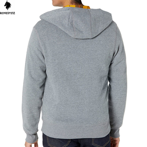 เสื้อมีฮู้ดแบบสวมหัวของผู้ชายผ้าเทอร์รี่ผ้าฝ้าย100% โพลีเอสเตอร์น้ำหนักเบาแบบลำลองสีล้วนสำหรับฤดูหนาวออกแบบได้ตามต้องการ - Product Image 3