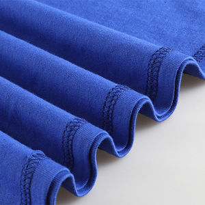 Camiseta Lisa unisex para hombre de alta calidad 100% algodón tela de lona blanca personalizada al por mayor para hombres - Product Image 6