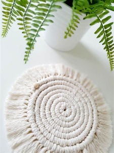 Tapis de Table en macramé, 100% coton écologique, décoration Boho, Protection thermique, style moderne, 1 pièce - Product Image 3