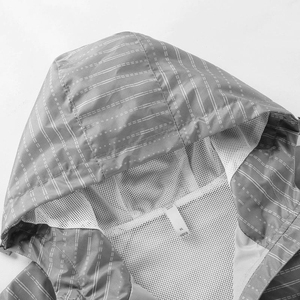 Chaqueta Cortavientos Ligera para Hombre, 100% Poliéster, Impermeable, Transpirable, con Cremallera, para Senderismo y Actividades al Aire Libre - Product Image 4