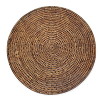 Vente en gros de sets de table en rotin tissés à la main tapis de table durables et écologiques pour les salles à manger rustiques napperon boho en fibre de raphia