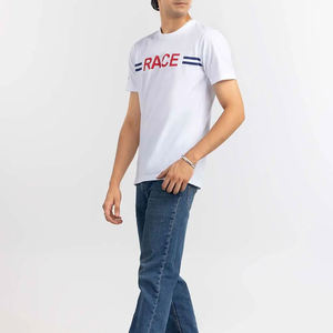 เสื้อยืดออกกำลังกายผู้ชาย ผ้าฝ้ายใยไผ่ พิมพ์ลายหน้าอกได้ ระบายอากาศ แห้งเร็ว เป็นมิตรกับสิ่งแวดล้อม แขนสั้น ไซส์ใหญ่ - Product Image 5