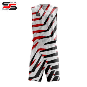 Uniforme de basket-ball à vêtements de sport fabriqué au Pakistan uniforme de basket-ball imprimé personnalisé à bas prix - Product Image 3