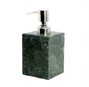 Dispensador de jabón de cubo cuadrado, dispensador de jabón de espuma elegante hecho de mármol blanco para uso en el baño del hogar y el baño del hotel - Product Image 3