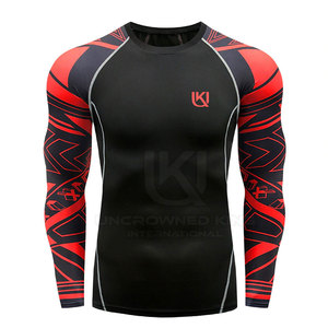 Service OEM, qualité supérieure, rashguards à manches longues de couleur unie, style unique, utilisation en extérieur - Product Image 1