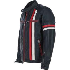 Diseño superior 100% Chaqueta de invierno de manga larga con cuello levantado de cuero de alta calidad para hombre Diseño personalizado disponible a un precio razonable - Product Image 2