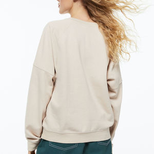 Haute qualité à manches longues col rond solide Streetwear vêtements femmes sweat personnalisé - Product Image 5