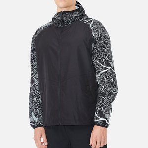 Ensemble de vestes de course légères en polyester de haute qualité, coupe-vent, imperméable, réfléchissant, veste coupe-vent pour hommes - Product Image 1