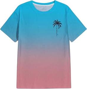 T-shirts graphiques pour hommes col rond T-shirts coupe régulière décontracté été Streetwear imprimé à manches courtes t-shirt - Product Image 1