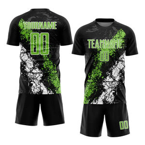 2025 último diseño camiseta de fútbol al por mayor uniforme de fútbol traje de entrenamiento deportivo juvenil logotipo impreso personalizado - Product Image 1