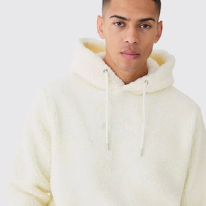 High Quality Custom Embossed <b>Sweatshirt</b> Custom Hoodies Oversized <b>Men's</b> <b>White</b> Blank Embossed Hoodies <b>Men</b> Puff Print Hoodie Plain - Product Image 1
