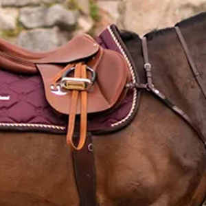 Tapis de selle d'équitation équestre doux en coton Logo personnalisé Tapis de selle de cheval équestre - Product Image 5