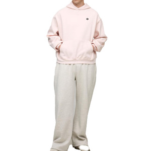 Sweat à capuche en molleton de coton aux tons pastel 430 GSM Coupe ample décontractée pour hommes avec broderie de logo personnalisée OEM - Product Image 1