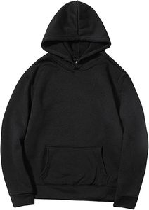 Venta al por mayor de sudaderas con capucha de los hombres Casual Plain Men Fashion Pullover Hoodies de alta calidad 100% algodón en blanco sin marca Sudadera con capucha de gran tamaño - Product Image 2