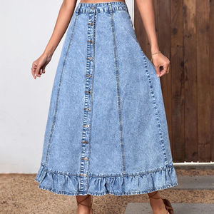 Fabricación Profesional de Faldas Vaqueras, Logotipo Personalizado, Marca Privada, Producción Confiable, Proveedor Mayorista de Alto Volumen - Product Image 2