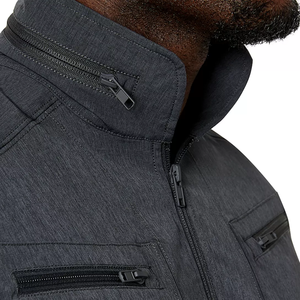 Chaqueta de invierno Varsity de alta calidad para hombre de último diseño, cuello levantado, impermeable, transpirable, gimnasio al aire libre, correr - Product Image 4