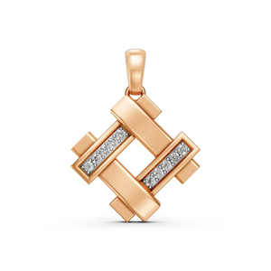 Colgante Geométrico de Diamante de Laboratorio Certificado por IGI en Oro de 10K, Diseño Moderno de Barra, Ligero, Unisex, Joyería de Regalo, Suministro de Fábrica al por Mayor - Product Image 1