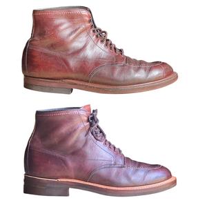Esto es un par de botas Alden 403 Indy en cuero Chromxcel marrón. - Product Image 1