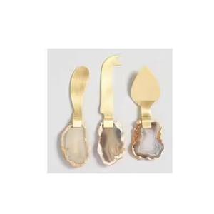 Juego de Cuchillos para Queso de Acero Inoxidable para Restaurante, con Mango Rústico Negro, Tenedor Decorativo, Espátula, Rebanador, Apto para Lavavajillas - Product Image 2