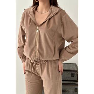 Ensemble en velours fin beige - Beige - Product Image 4