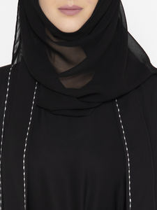 Nouvelles femmes à la mode Designer personnalisé Naqab à manches longues Burqa Style ethnique Hijab traditionnel islamique robes musulmanes Abaya - Product Image 3
