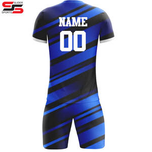 Uniformes de sublimación para adultos en 100% poliéster hecho tela ropa deportiva conjuntos de camisetas de fútbol - Product Image 4