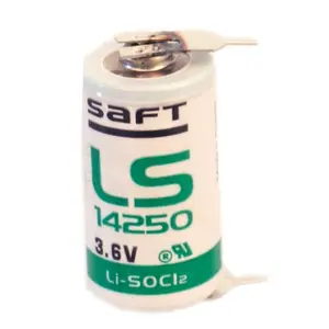 Saft Lithium 3.6V LS14250-2PF 1/2AA - Cell 1/1 pin +/-batteria/batterie