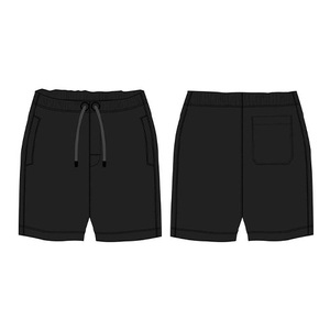 Short Man Starn Fleece Sport Shorts Mockup Design - Product Image 1