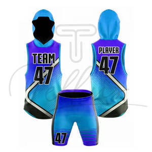 ชุดฟุตบอลแฟล็กสำหรับเด็ก พิมพ์ลายตามสั่ง 100% โพลีเอสเตอร์ ไซส์ใหญ่ ชุดอเมริกันฟุตบอล 7v7 แบบสั้น ระบายอากาศได้ดี - Product Image 2