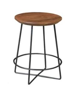 Design créatif moderne Table d'appoint de luxe à ossature métallique et en bois Meubles de table d'angle pour salon et hôtel - Product Image 5