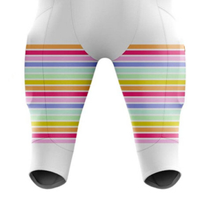 Conjunto de uniforme de fútbol americano con diseño de color arcoíris, hecho a medida, tu propio diseño, uniforme de fútbol de alta calidad - Product Image 6