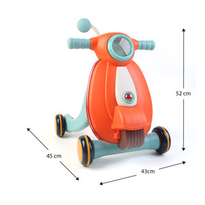 ROBINCOOL PINK BABY WALKER avec LUMIÈRES et VERROUT DE ROUE 43 X 45 X 52 CM Jouets à tirer et trotteurs - Product Image 4