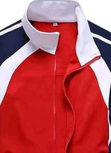 Survêtement à fermeture éclair avec logo personnalisé survêtement de jogging d'entraînement pour hommes avec fermeture à glissière à glissière vêtements de sport pour hommes ensembles de survêtements - Product Image 4