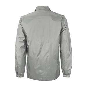 <b>Men's</b> <b>Lightweight</b> Button-Up Windbreaker <b>Jacket</b> Water Resistant OEM Service Nonwoven Weaving Method - Product Image 6