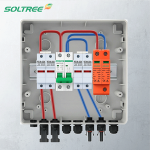Caja Combinadora Solar Fotovoltaica IP65 2 Entradas 1 Salida, Interruptor de Circuito DC500V 32A con Protector de Sobretensión y Panel de Distribución con Fusibles Fotovoltaicos de 15A - Product Image 2