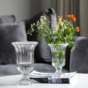 <span class=keywords><strong>Vase</strong></span> à fleurs en verre moderne pour la décoration de la maison et des fêtes de mariage, <span class=keywords><strong>vase</strong></span> <span class=keywords><strong>rond</strong></span> simple et transparent pour table - Product Image 3