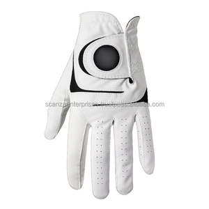Guantes de golf de mano izquierda blancos de primera calidad para adultos, antideslizantes, de piel de oveja, transpirables y ligeros, modelo PGM para deportes - Product Image 6