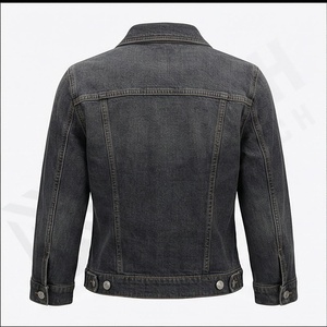 Veste en jean extensible de haute qualité, sur mesure, OEM, couleur personnalisée, nouvelle arrivée, technique de lavage à boutons, haut de gamme tendance pour femmes - Product Image 2