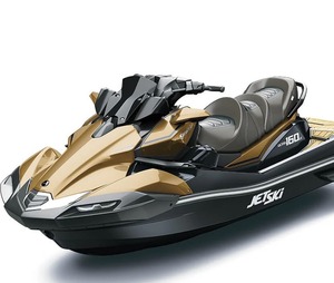 เจ็ทสกี Kawasaki SX-R 160 ประสิทธิภาพสูง เครื่องยนต์ 4 จังหวะ 300 แรงม้า  ตัวเรือทำจากคาร์บอนไฟเบอร์และไฮพาลอน สำหรับการแข่งขัน - Product Image 1